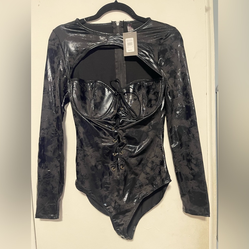 Federick’s Of Hollywood - Black Body suit, Same day shipping !!